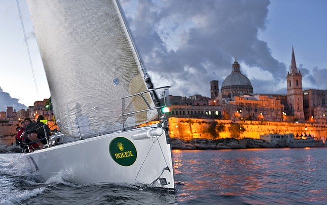 JARU, John Ripard & Andrew Calascione - Rolex Middle Sea Race 2011 ©  Rolex/ Kurt Arrigo http://www.regattanews.com